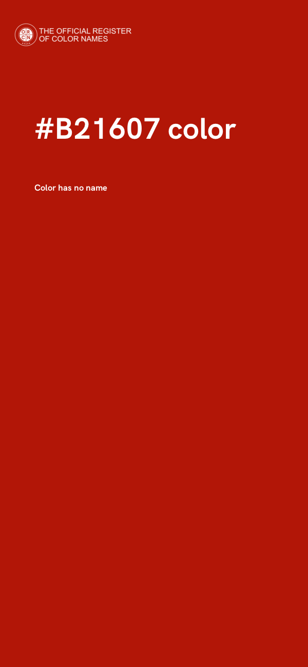#B21607 color image