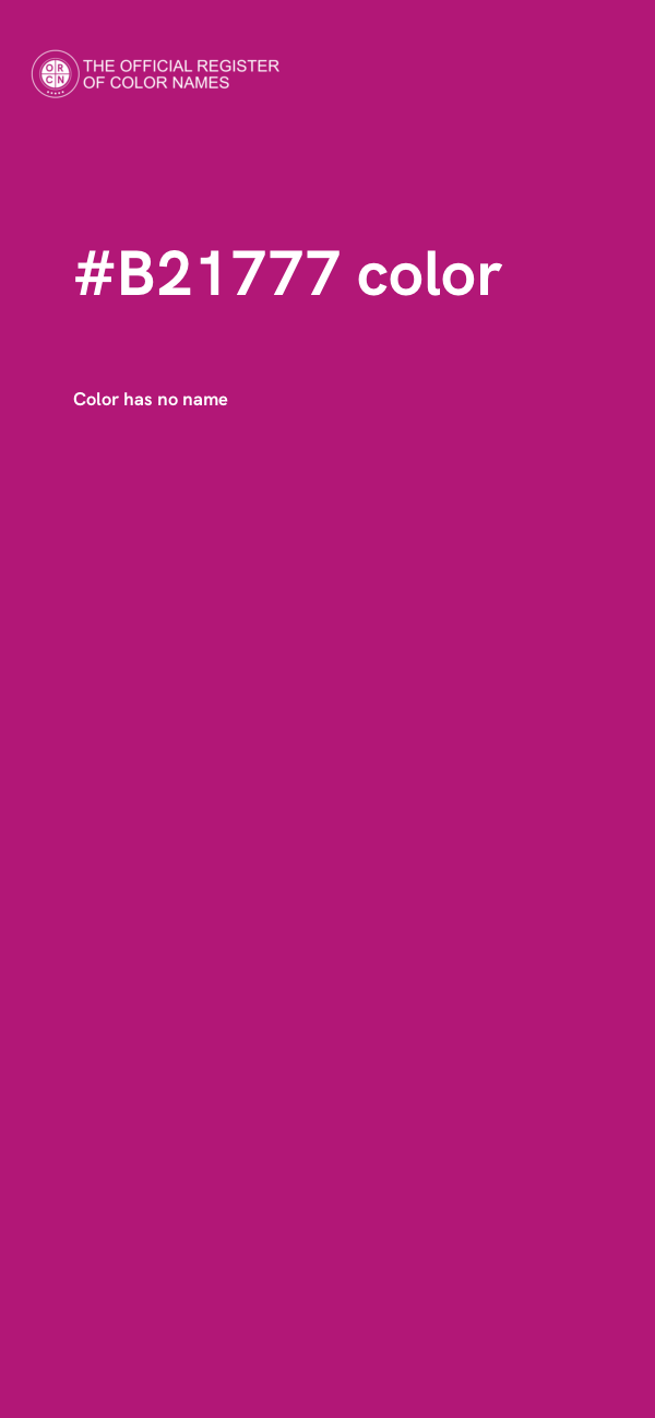 #B21777 color image