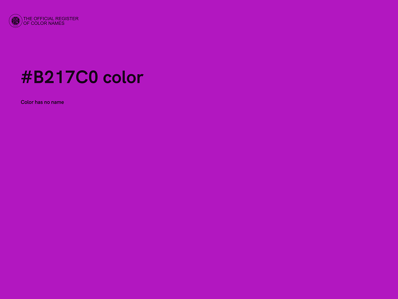 #B217C0 color image