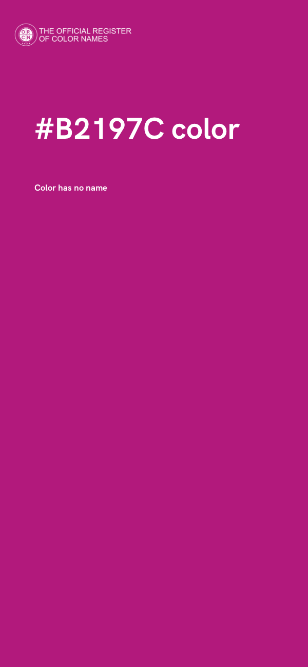 #B2197C color image