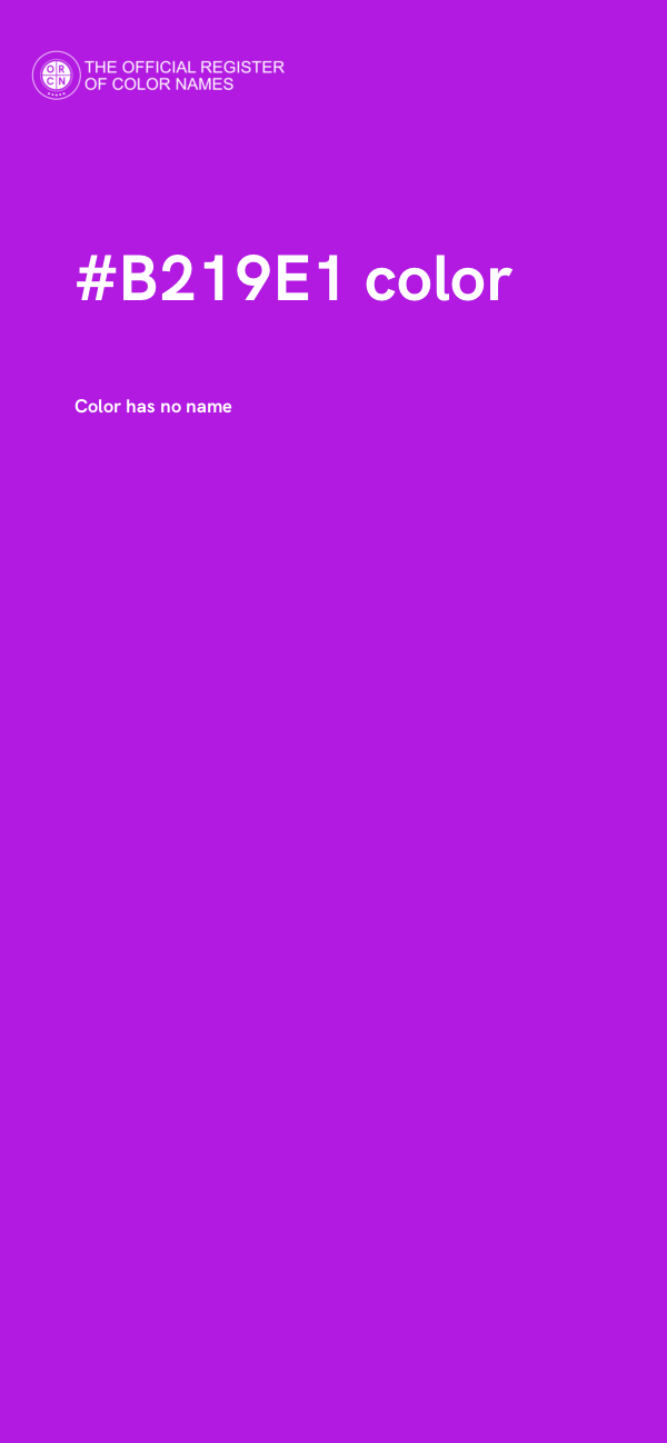 #B219E1 color image