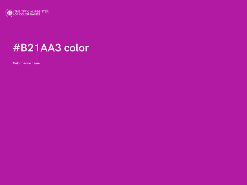 #B21AA3 color image