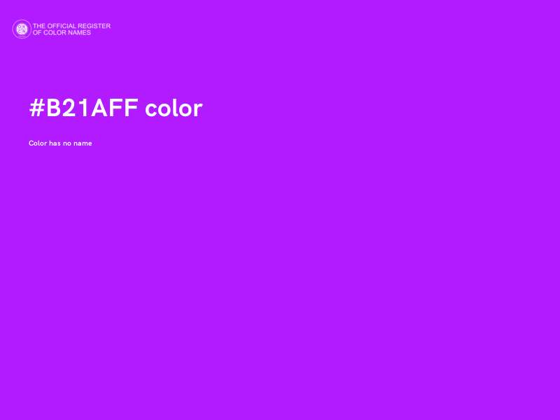 #B21AFF color image