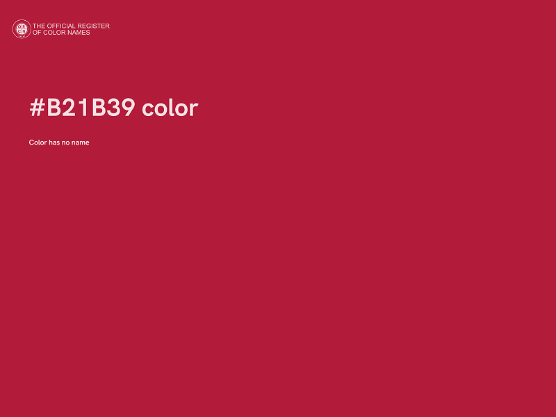 #B21B39 color image