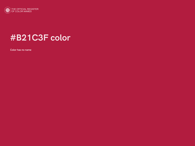 #B21C3F color image
