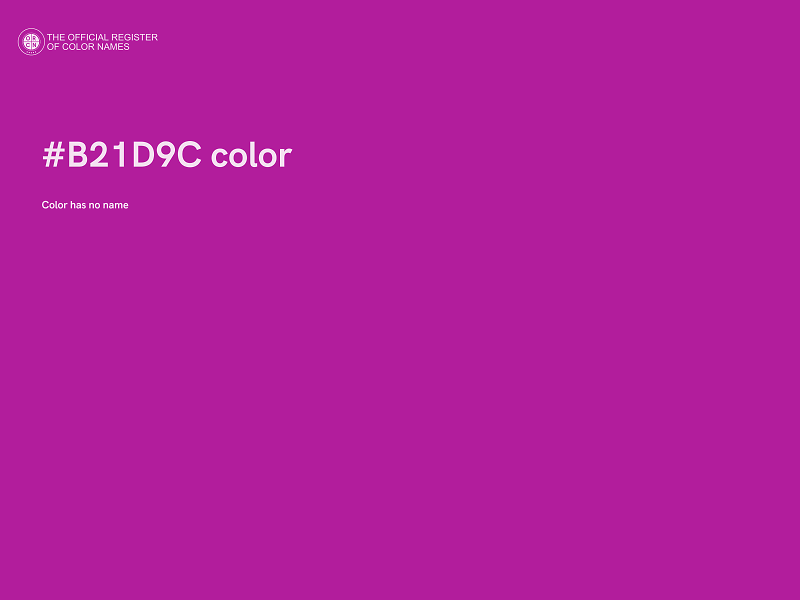 #B21D9C color image