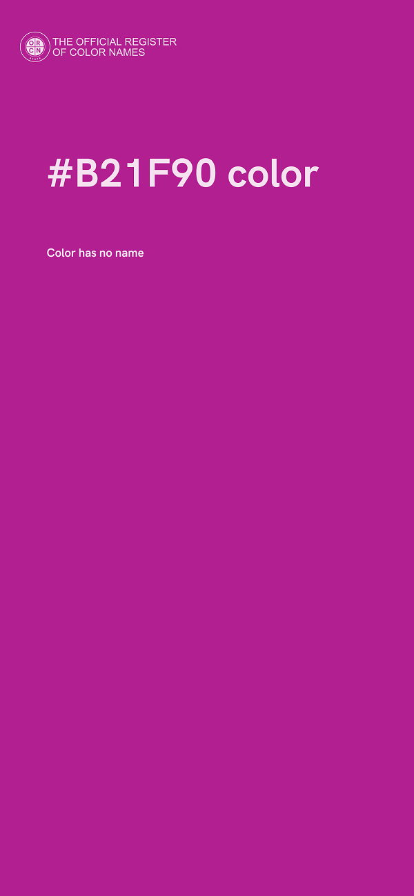 #B21F90 color image