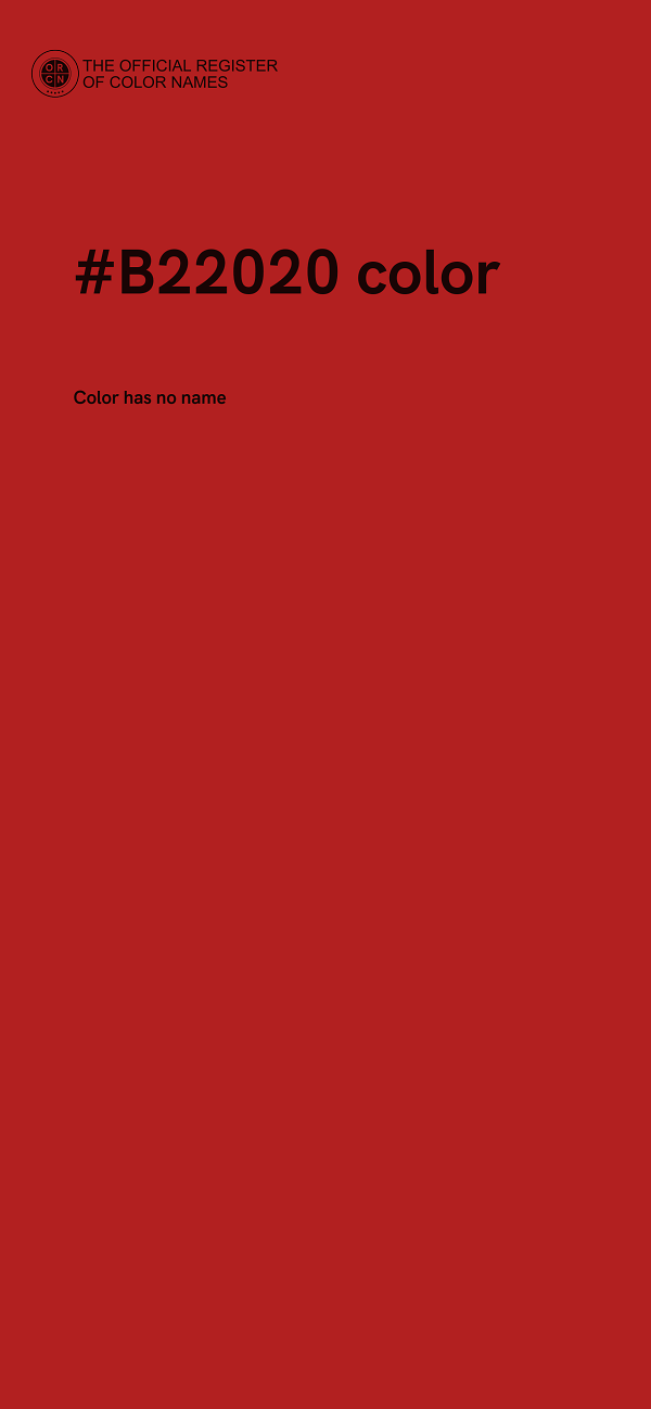#B22020 color image