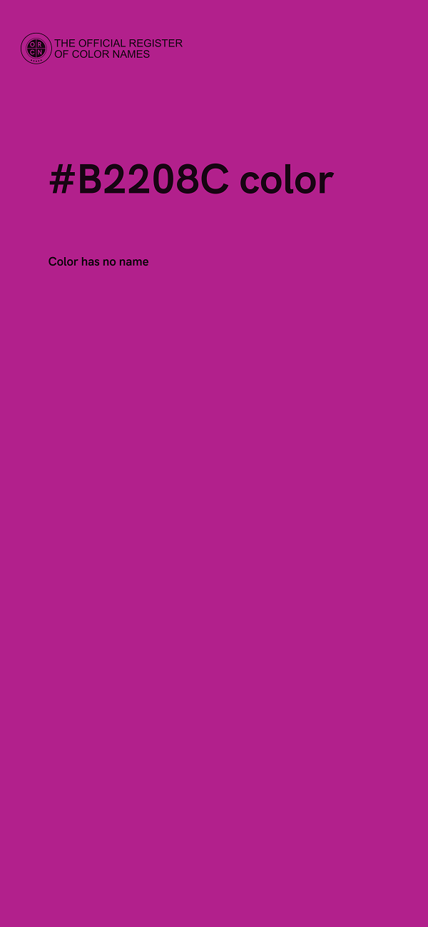 #B2208C color image