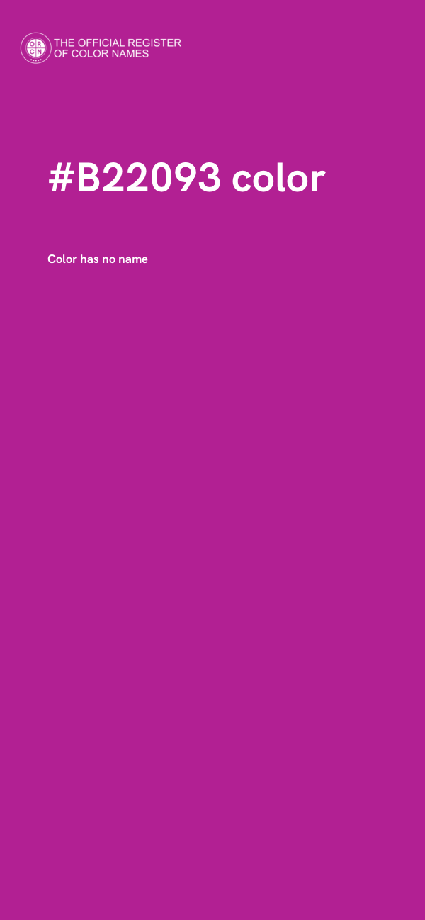 #B22093 color image