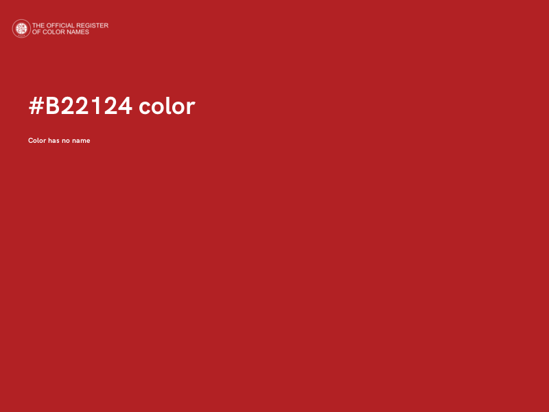 #B22124 color image