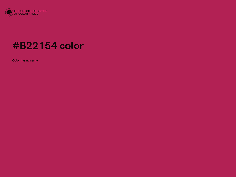 #B22154 color image