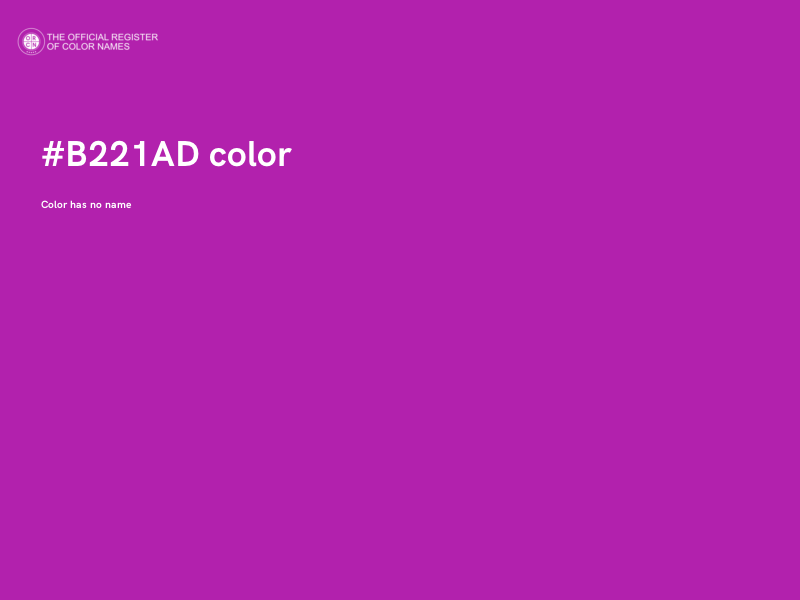 #B221AD color image