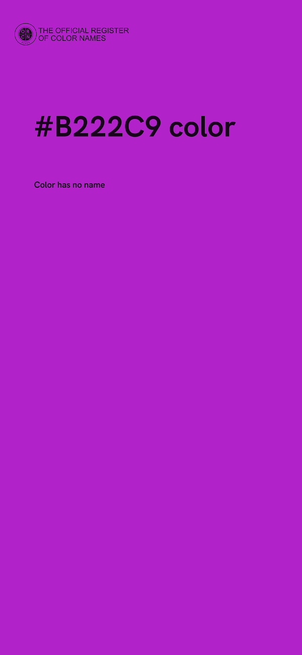 #B222C9 color image