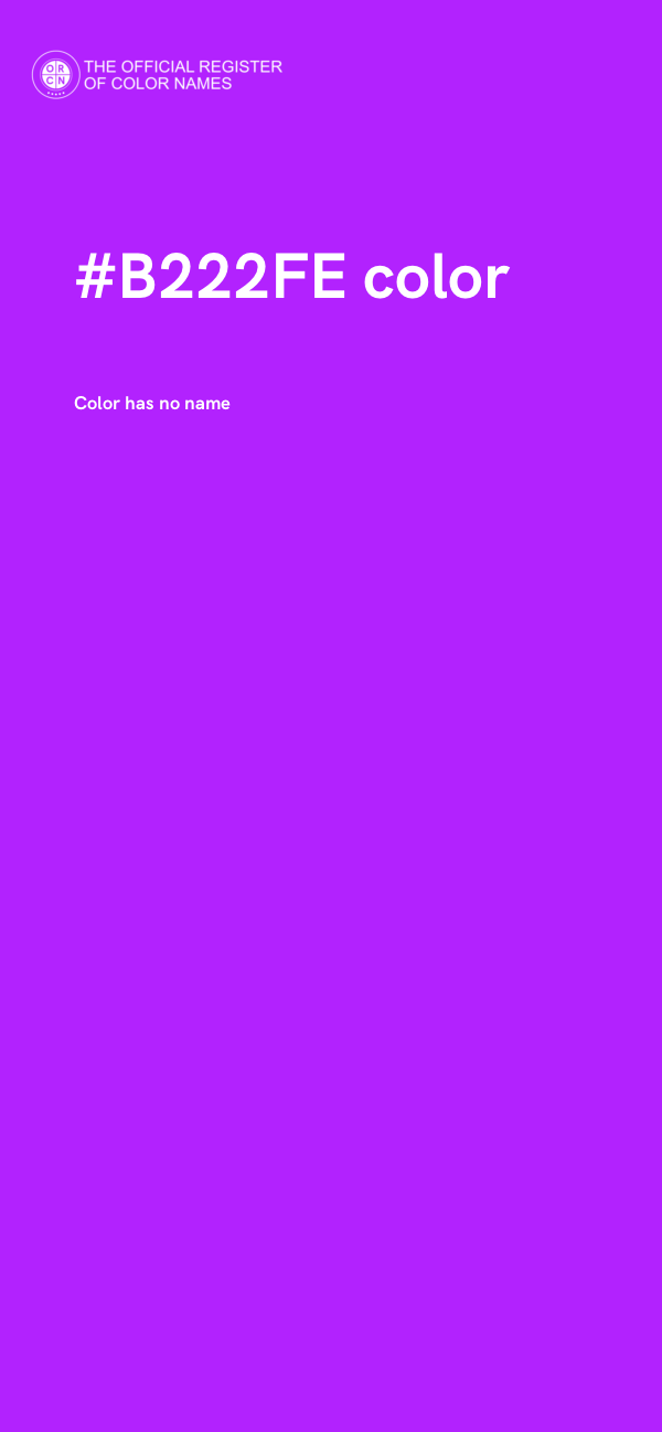 #B222FE color image