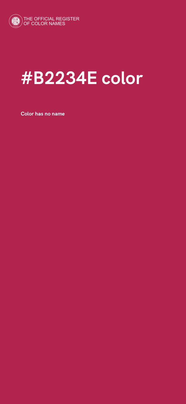 #B2234E color image