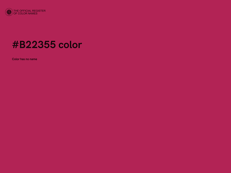 #B22355 color image