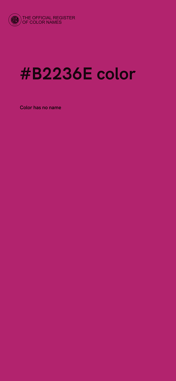 #B2236E color image