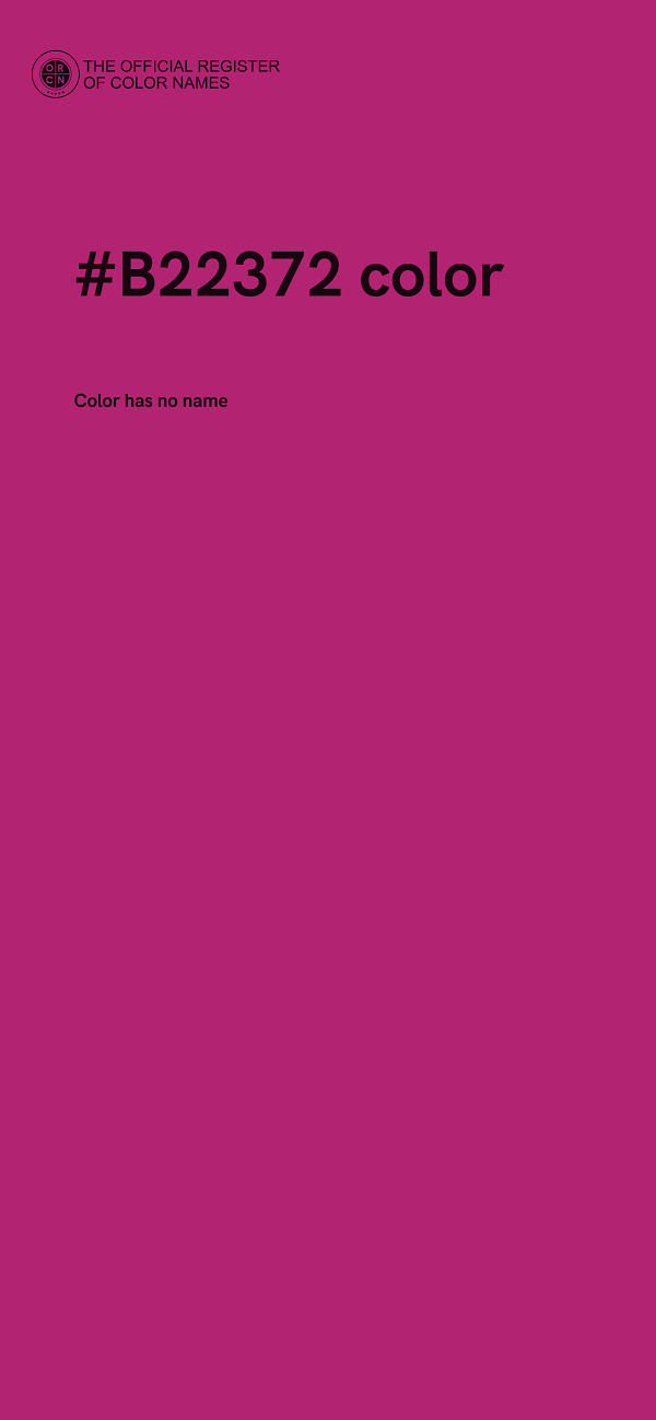 #B22372 color image