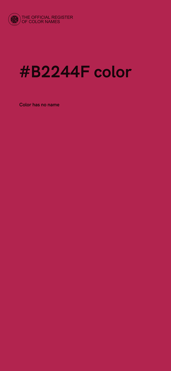 #B2244F color image