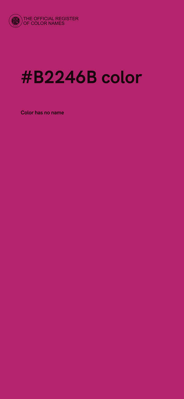 #B2246B color image