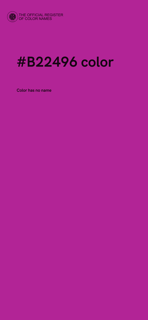 #B22496 color image