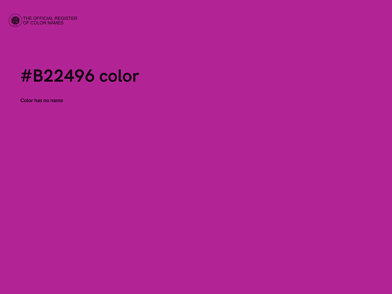 #B22496 color image