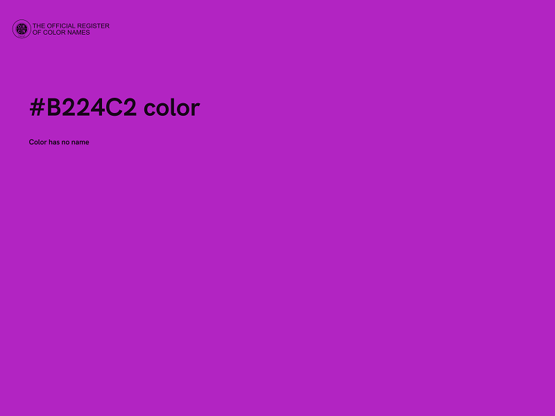 #B224C2 color image