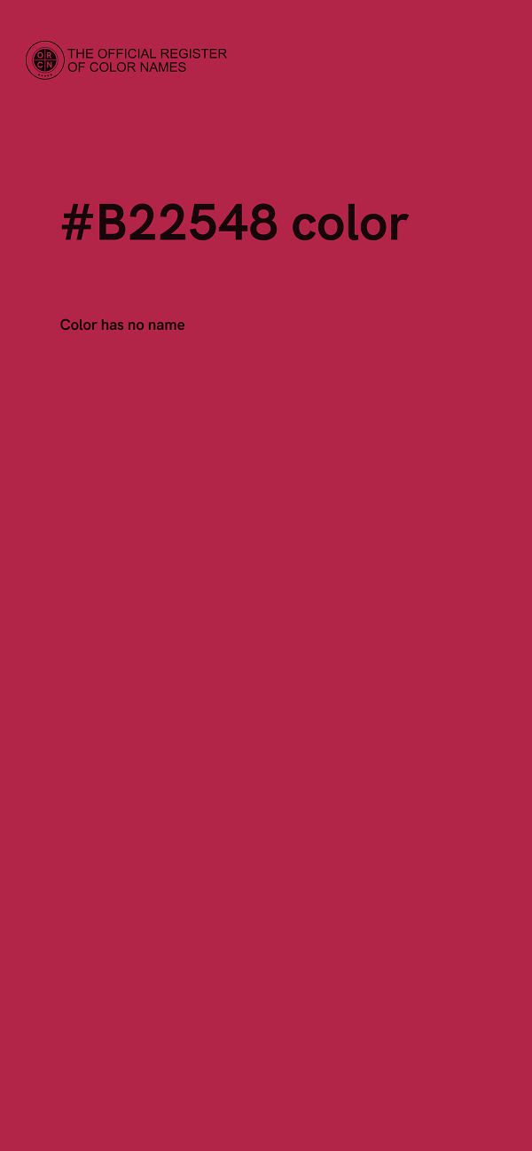 #B22548 color image
