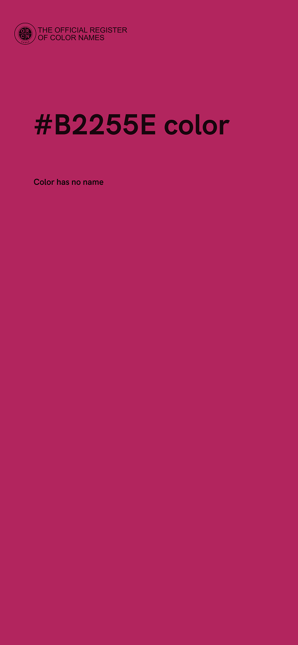 #B2255E color image