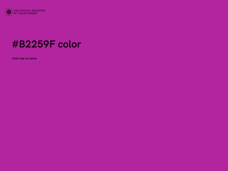 #B2259F color image