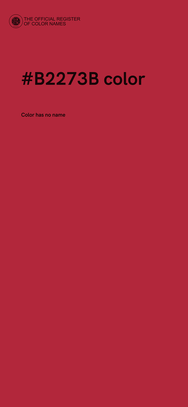 #B2273B color image