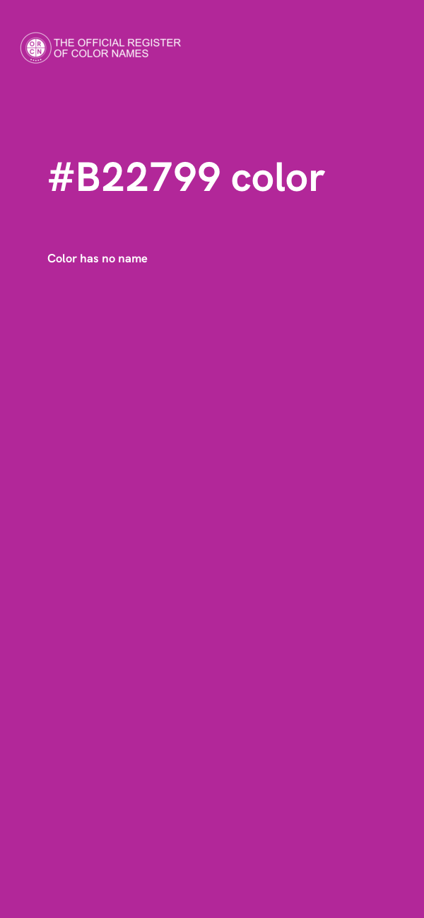 #B22799 color image