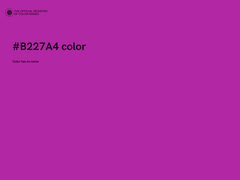 #B227A4 color image