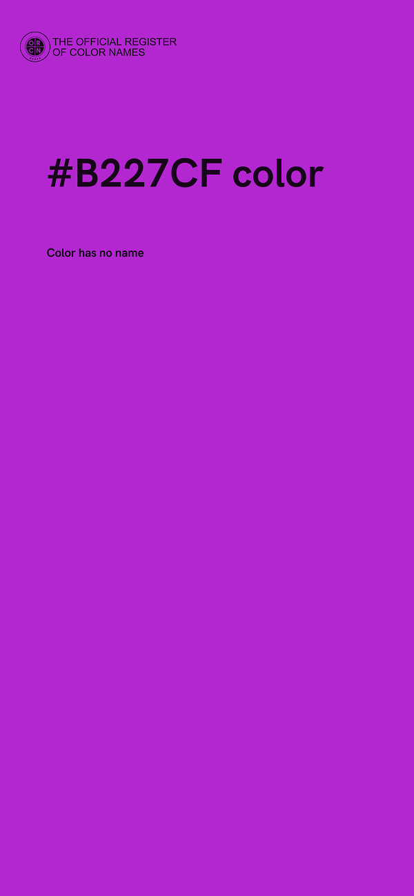 #B227CF color image