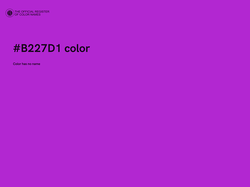 #B227D1 color image