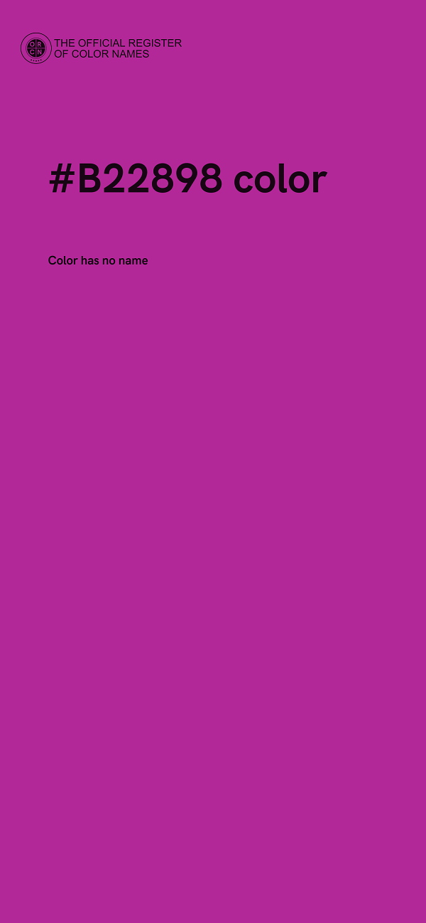 #B22898 color image