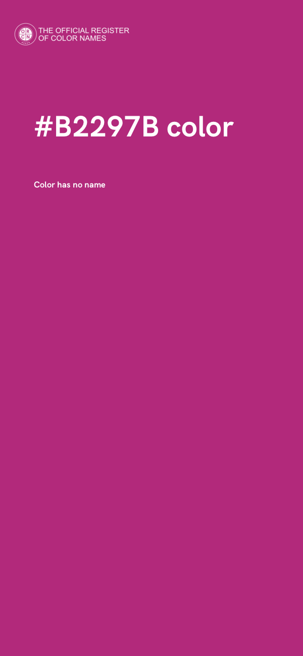 #B2297B color image