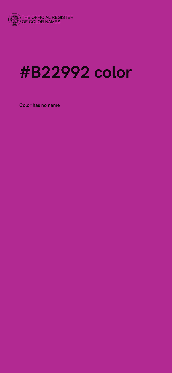 #B22992 color image