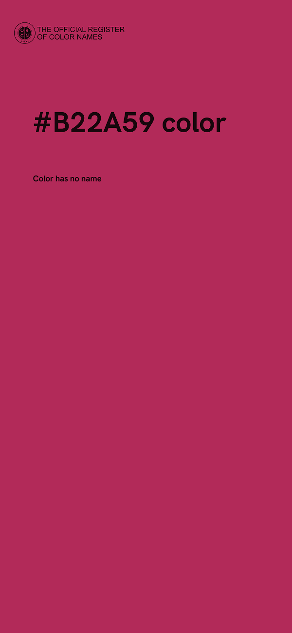 #B22A59 color image