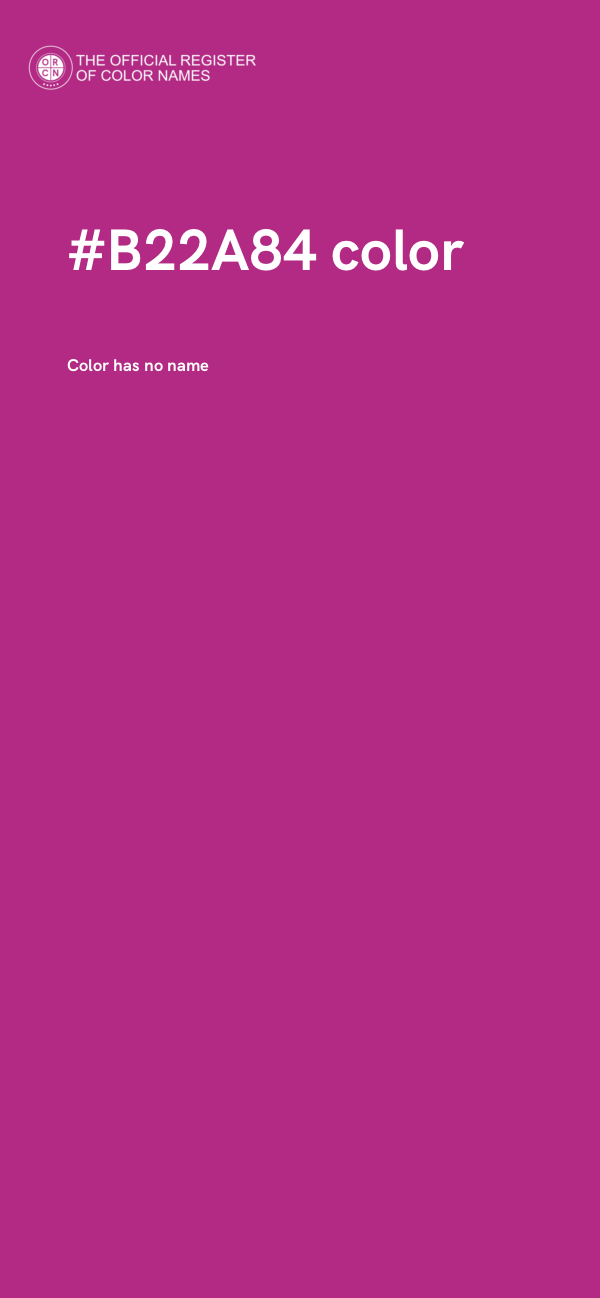 #B22A84 color image