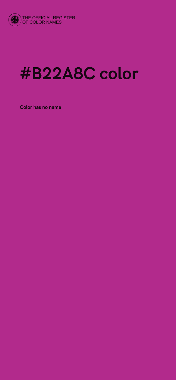 #B22A8C color image