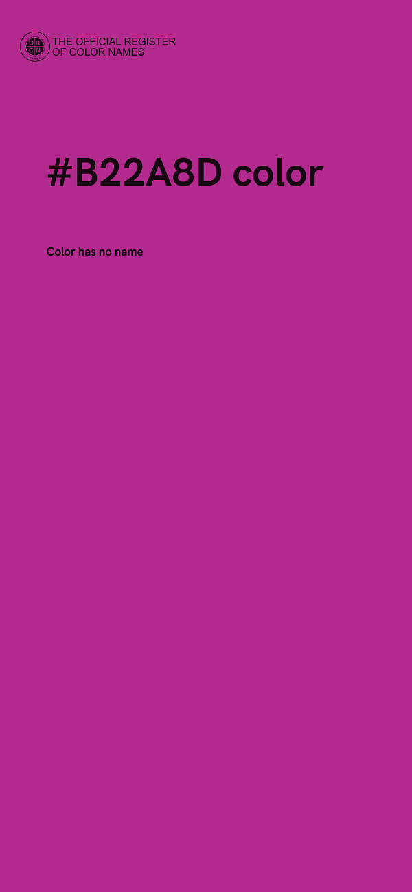 #B22A8D color image