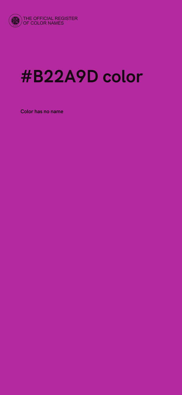 #B22A9D color image