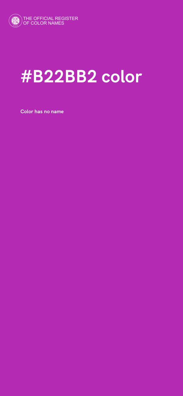 #B22BB2 color image