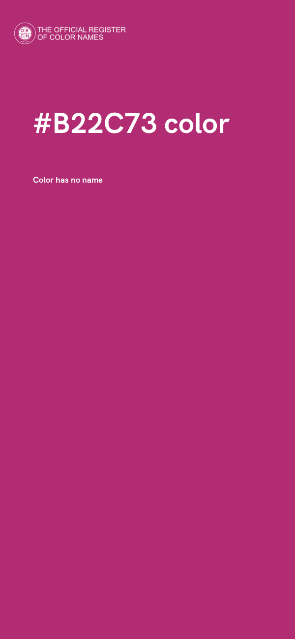 #B22C73 color image