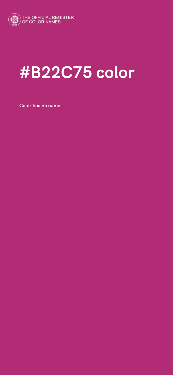 #B22C75 color image