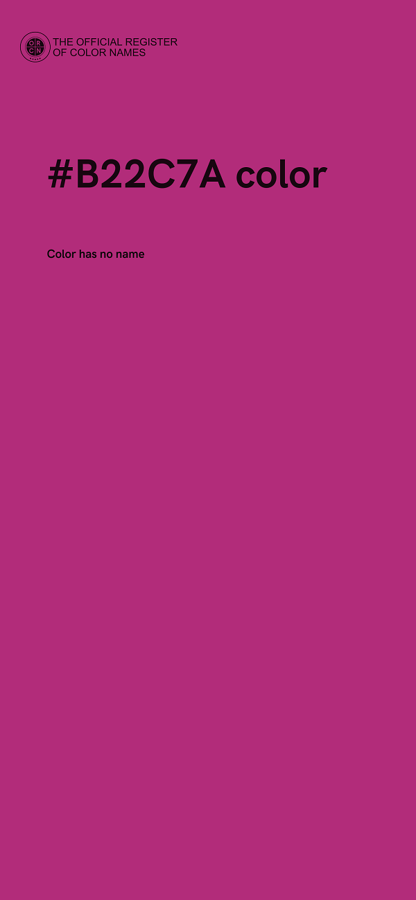 #B22C7A color image
