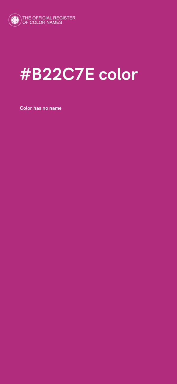 #B22C7E color image