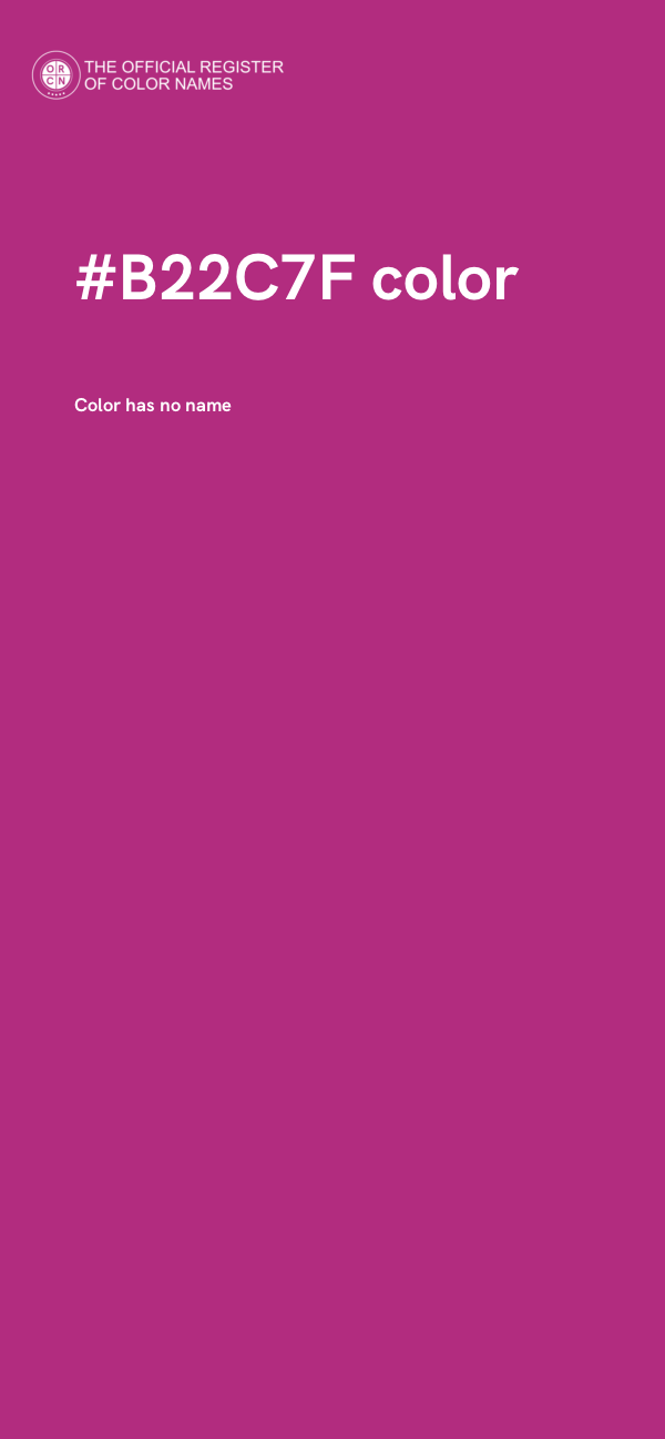 #B22C7F color image